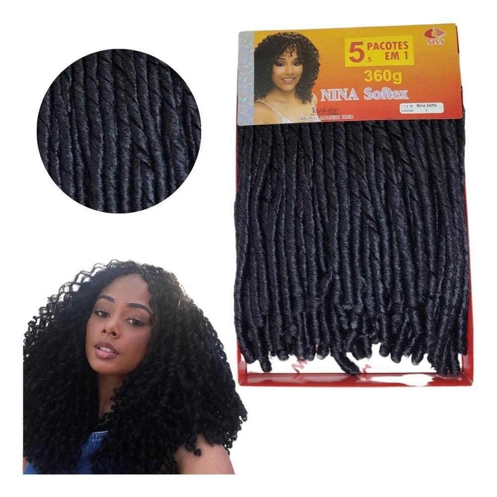2X Cabelo Nina Softex  Pacotão 1 Pacote Faz Uma Cabe