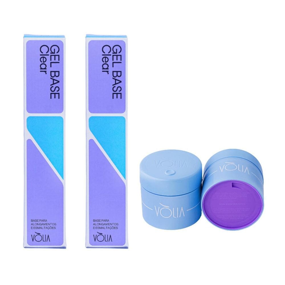 Gel Base Volia 12G Refil Volia Kit Com 2 Unidades + 1 Pote