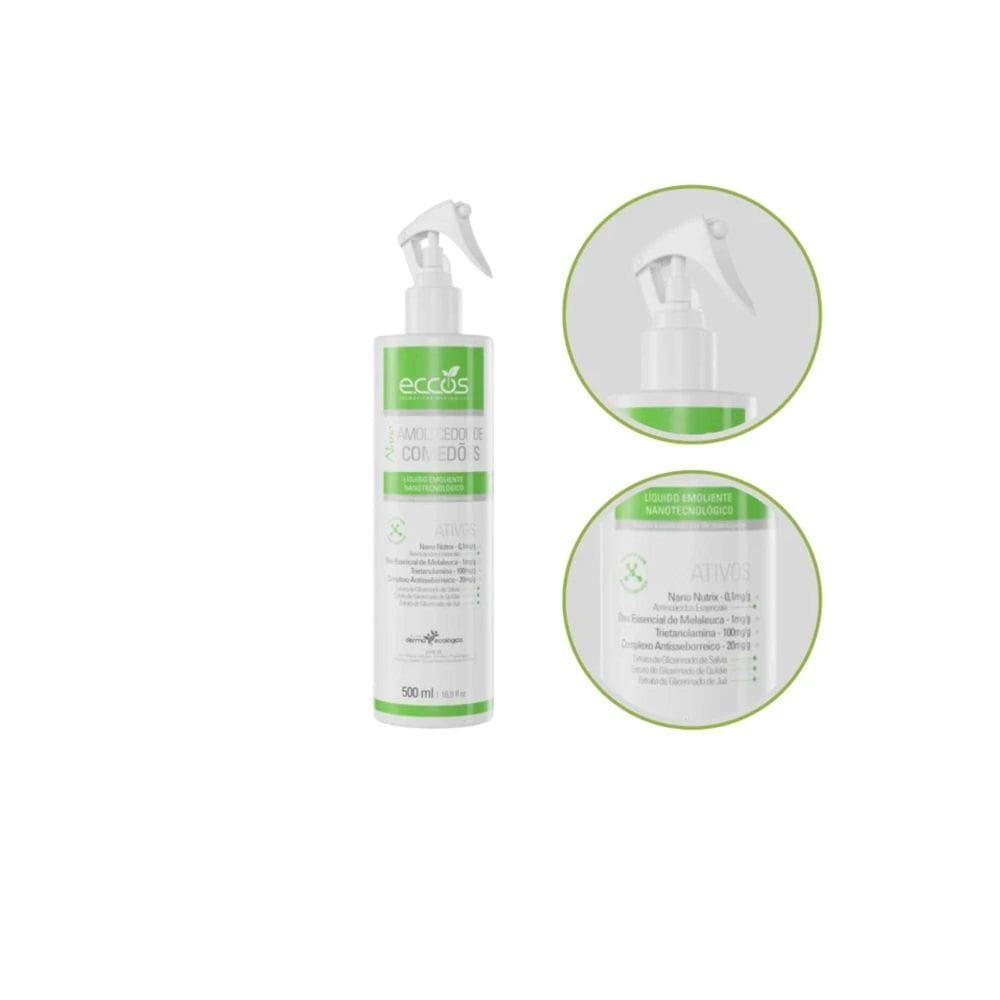 2 Unidades Amolecedor De Comedões 500G Eccos Cosméticos