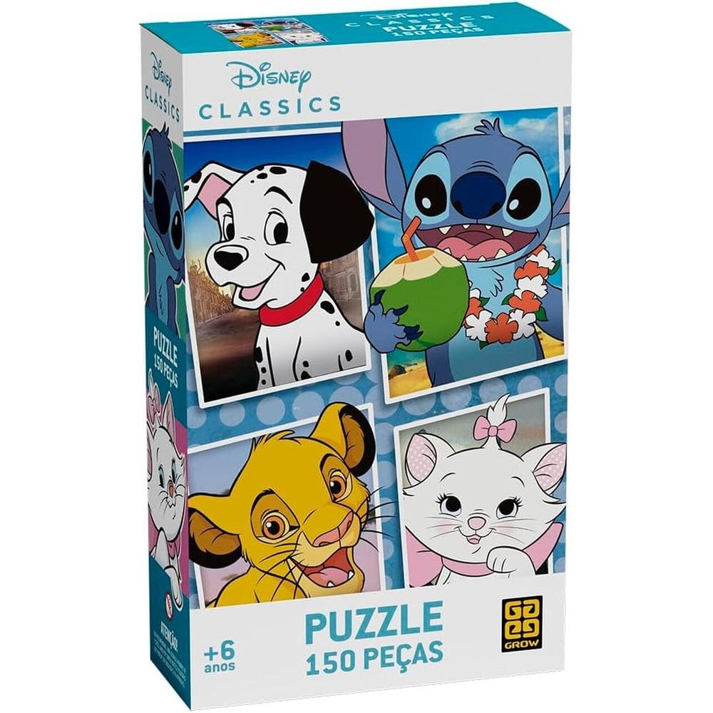 Quebra Cabeça 150 Peças Disney Classicos - Grow 04616