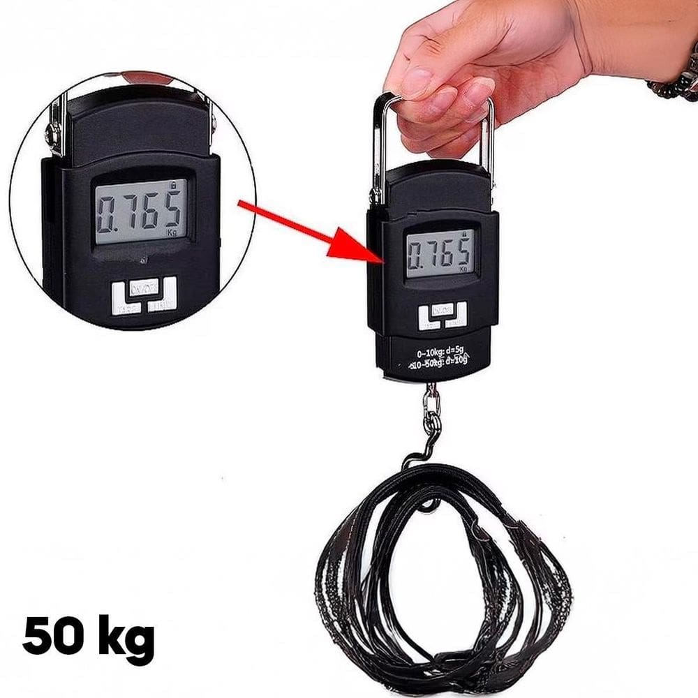 Balança De Mão Digital Preciso Para Pesar Peixe E Bolsa