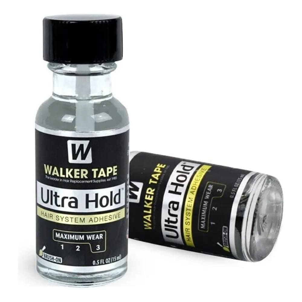 2X Cola Ultra Hold 15Ml C/Pincel Capilar Wig Prótese Fulllac