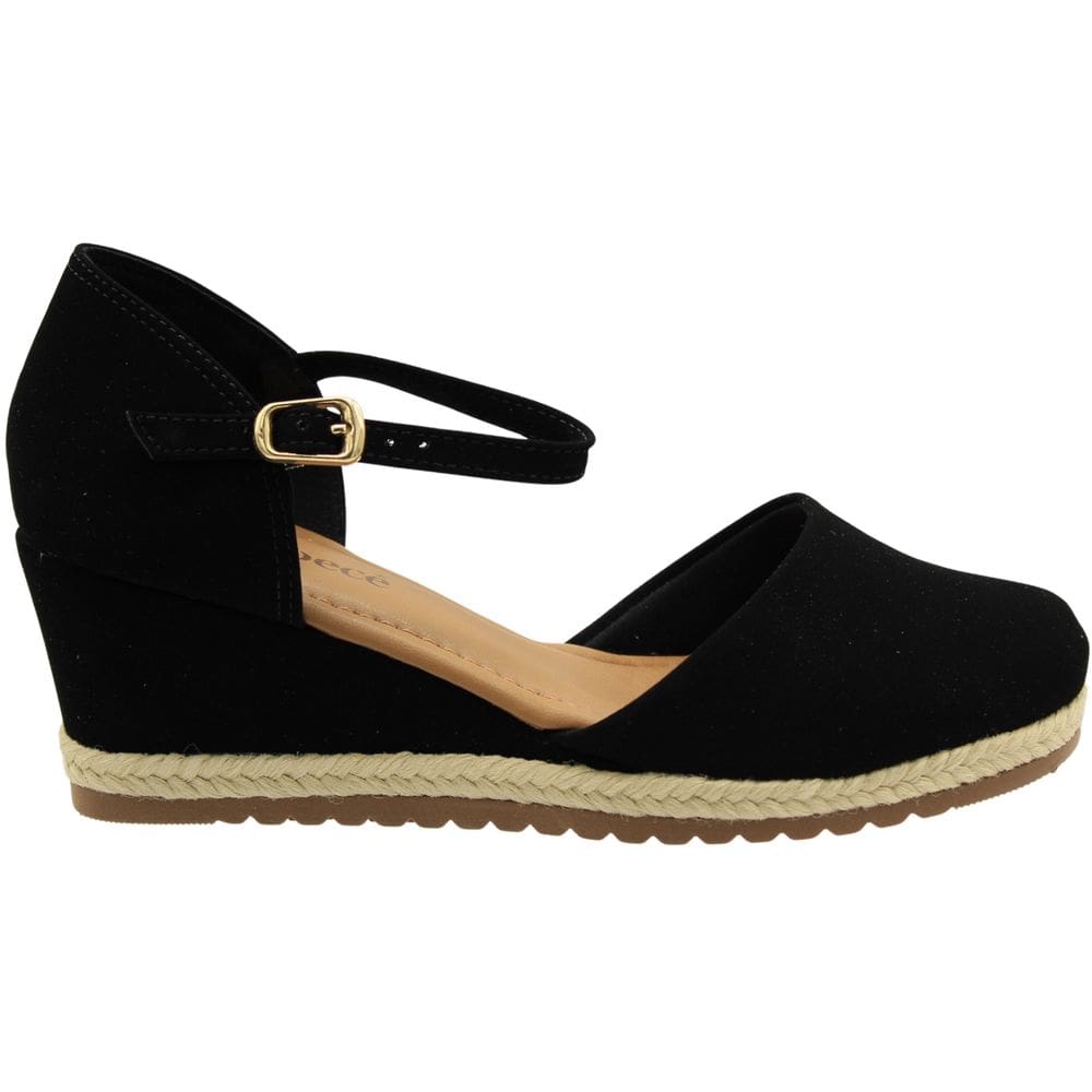 Sandália Espadrilhe Bebecê Clássica Nobuck Feminina