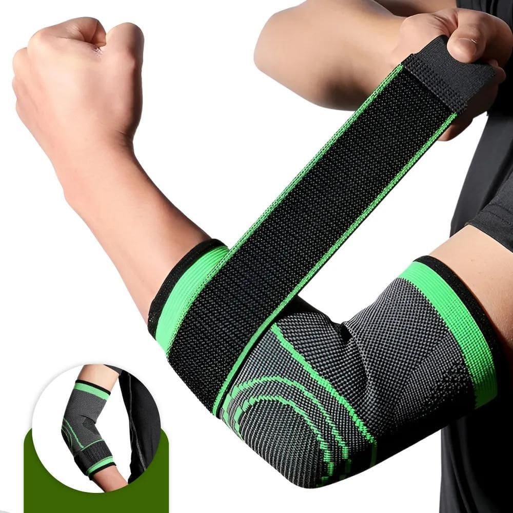 2X Cotoveleira Epicondilite Protetor Cotovelo Ajustável Tens