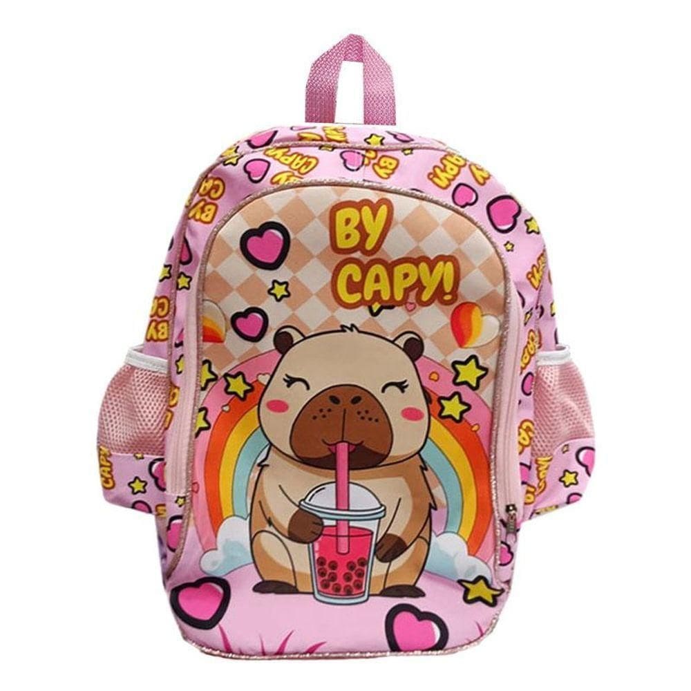 Mochila Escolar Infantil Capivara - Gv Bolsas