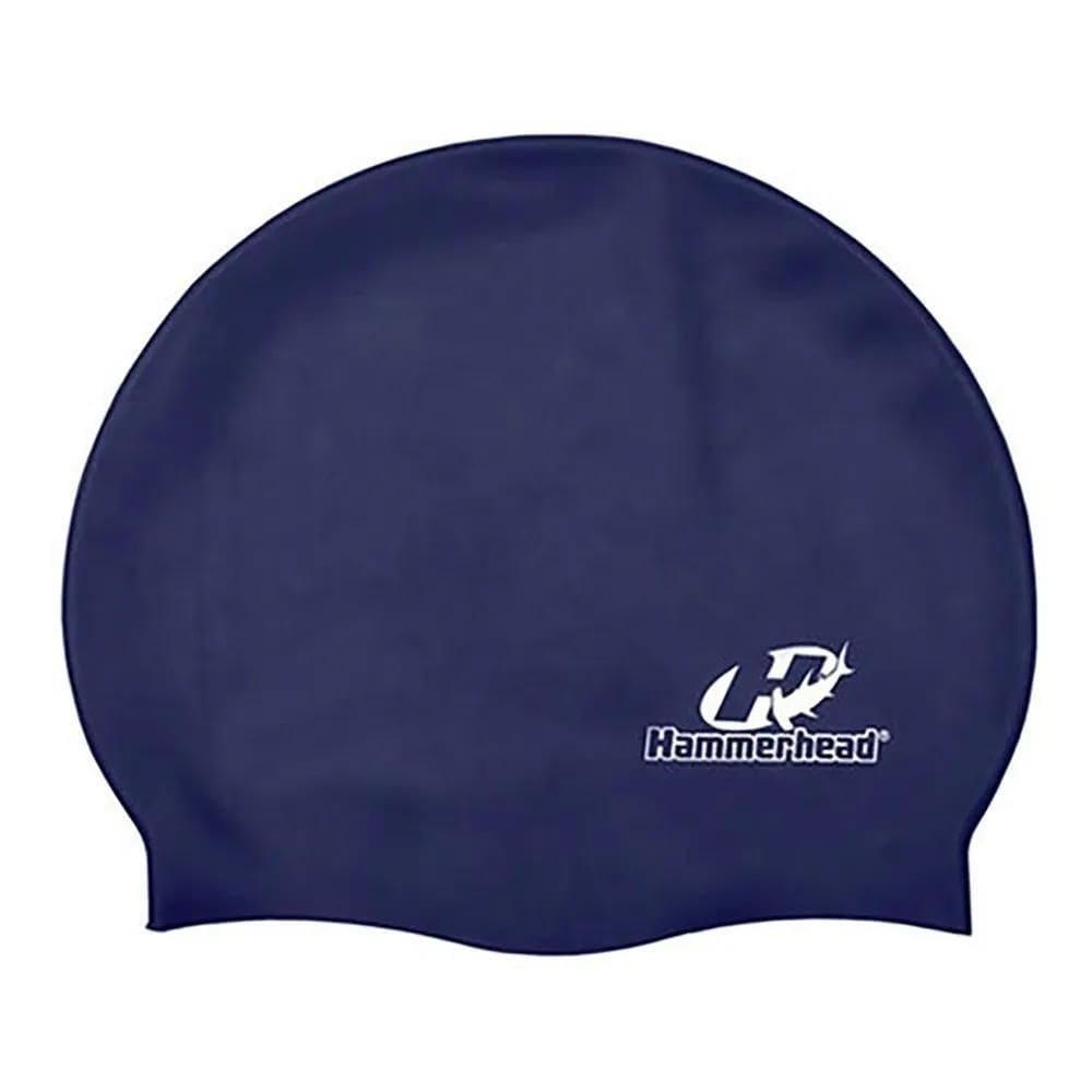 2X Touca De Natação Silicone Lisa Grande Xl Hammerhead Cor A
