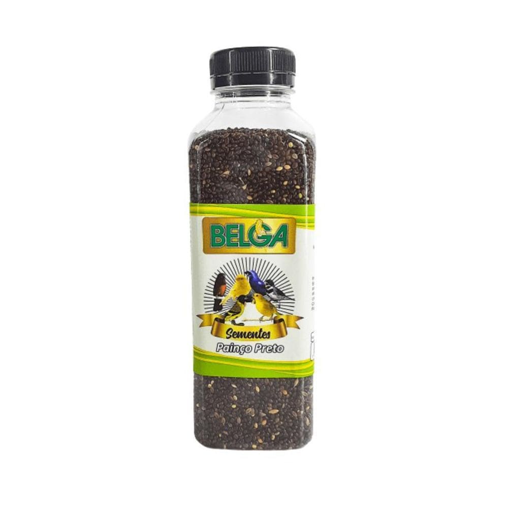 Sementes e Rações Belga Painço Preto 350g - Alta Qualidade