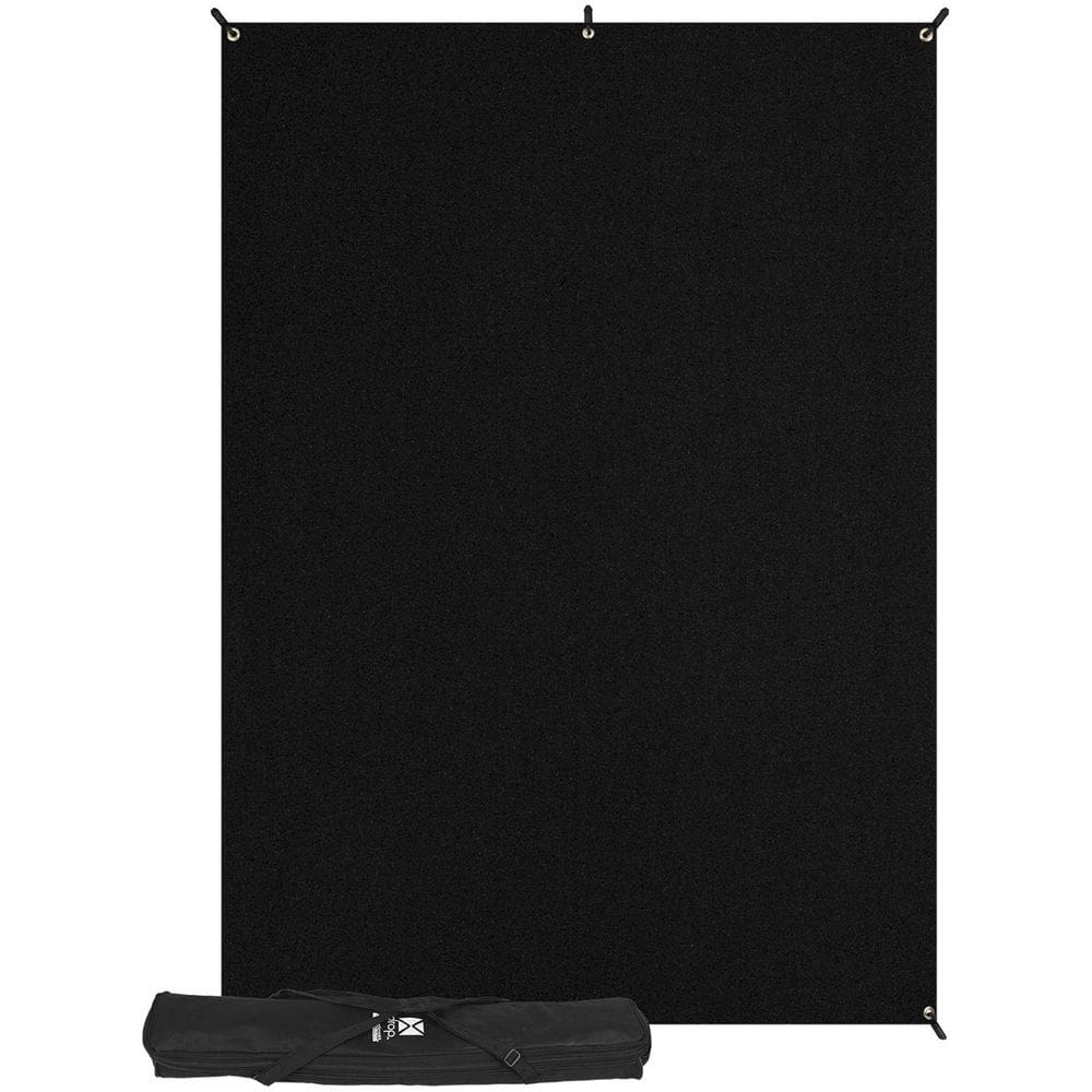 Pano de fundo Westcott X-Drop 152x213 cm, resistente a rugas, preto