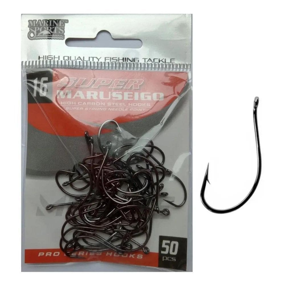 Anzol Marine Sports Super Maruseigo Black N. 16 Com 50 Un