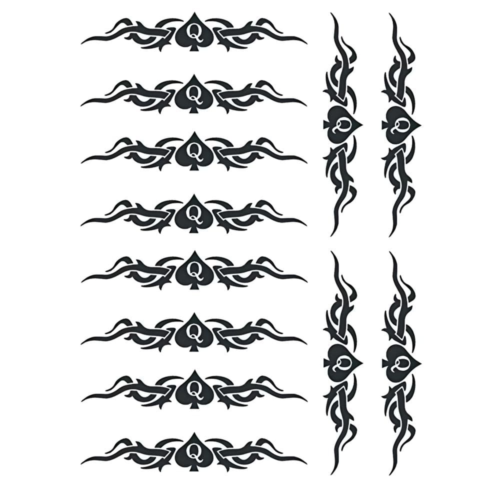 Tatuagens Temporária Folha A4 Modelo Hotwife Sexy Estilo