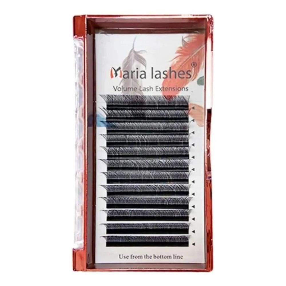 2X Cílios Maria Sasha Y Curva M Efeito Delineado Fox Eyes Br