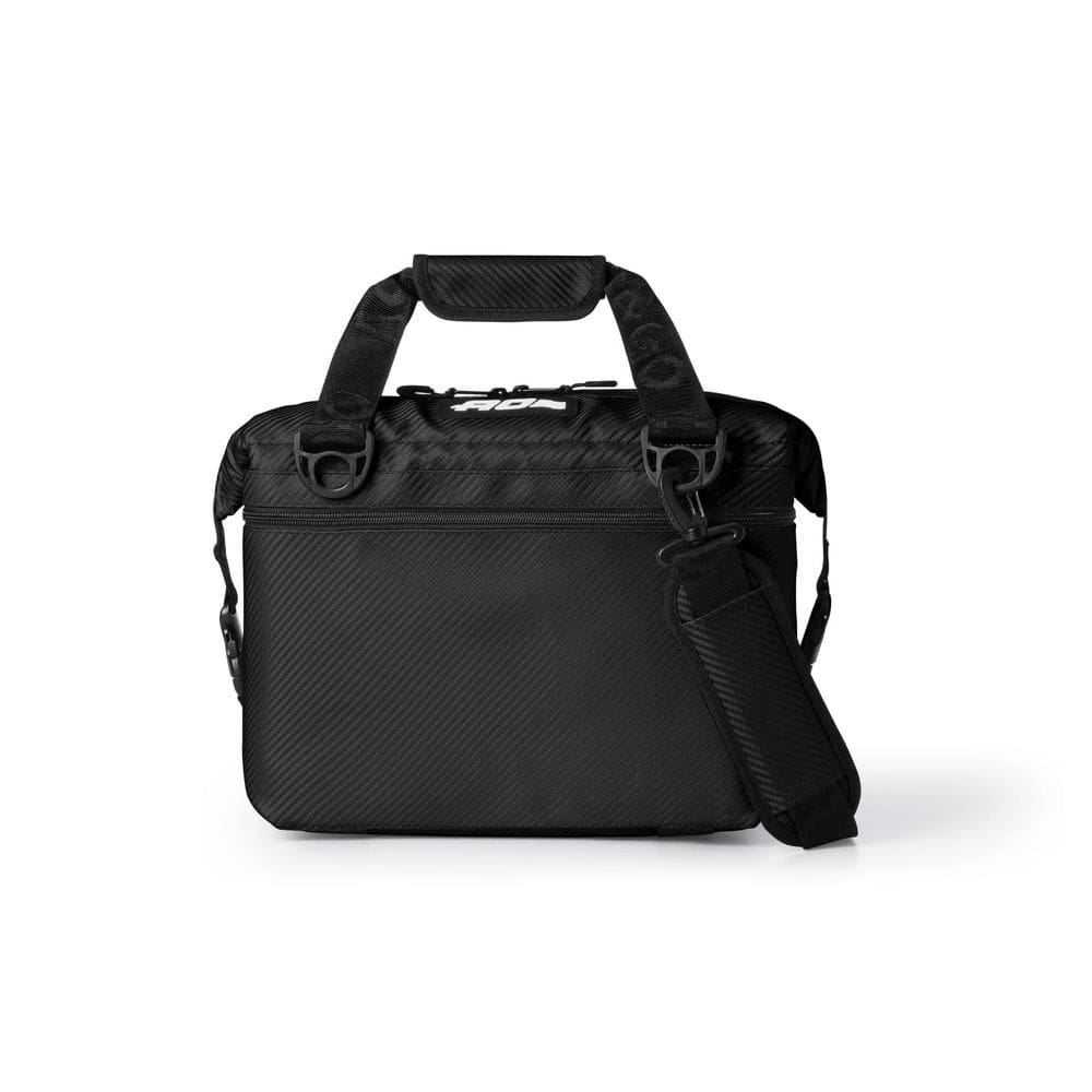 Refrigerador macio AO Coolers Expedition Carbon de 12 latas preto