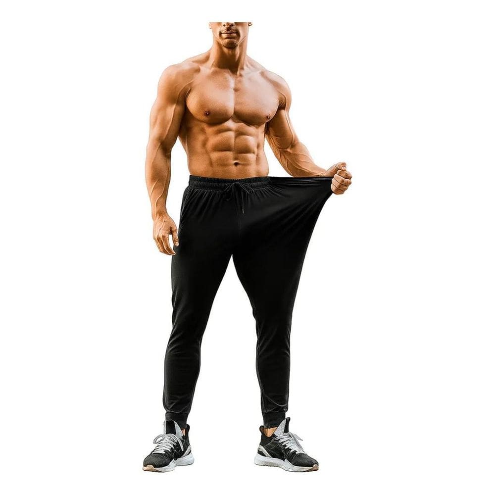 2X Calça Masculina Tactel Jogger Esportiva Academia Slim Tre