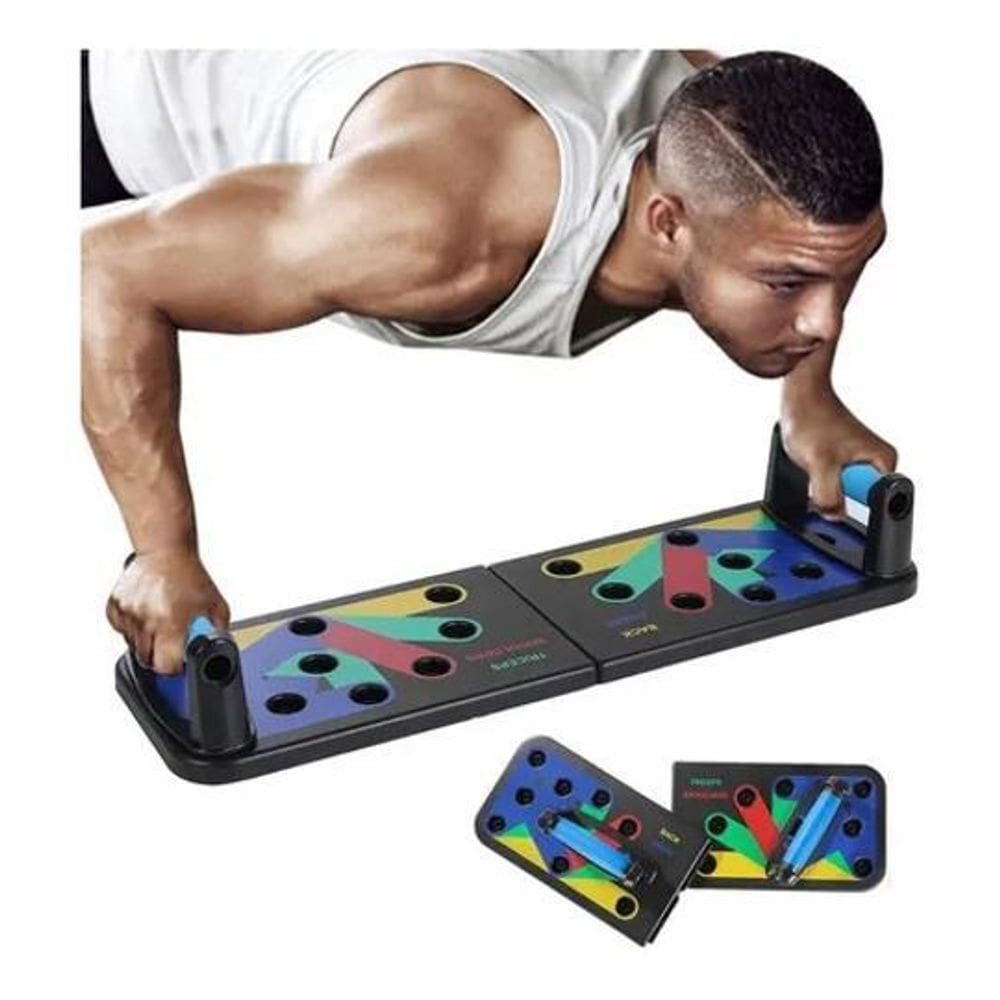 2X Prancha Multifuncional Livre Para Flexão Treino Resistênc