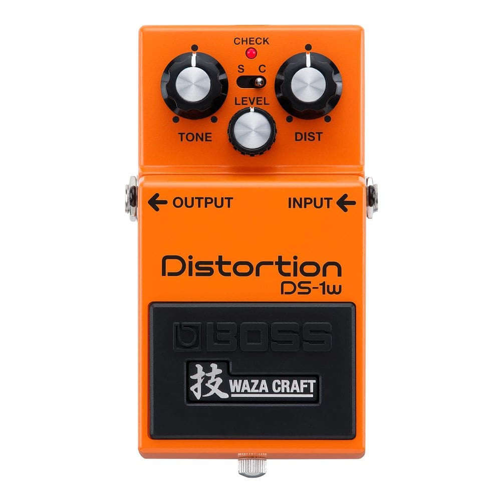 Pedal de distorção BOSS DS-1W Waza Craft com modo Stard