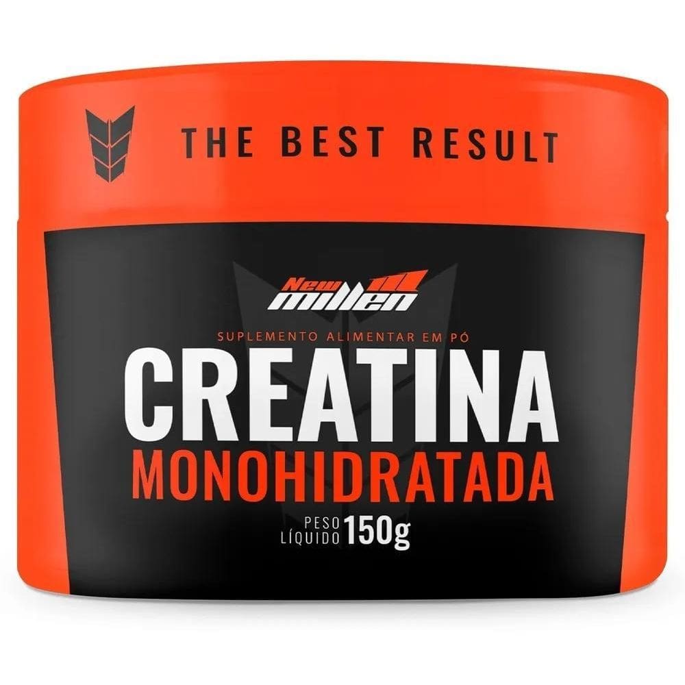 2X Creatina Monohidratada 150G - New Millen Sabor Sem Sabor