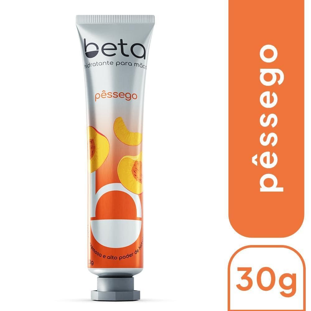 Creme Hidratante Para As Mãos Beta - 30G Pêssego
