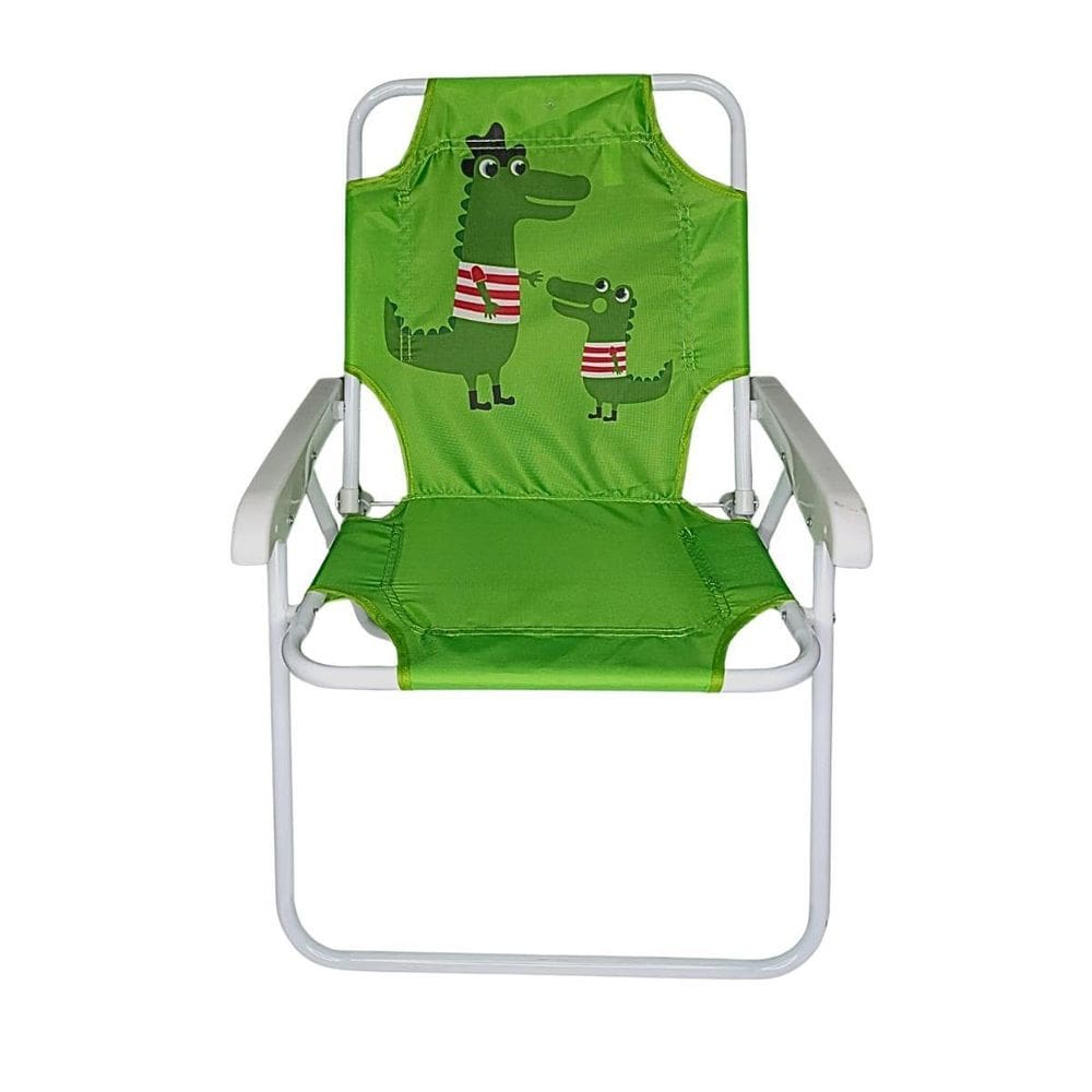 Cadeira De Praia Infantil Jacaré De Oxford 53Cm X 25Cm X30Cm