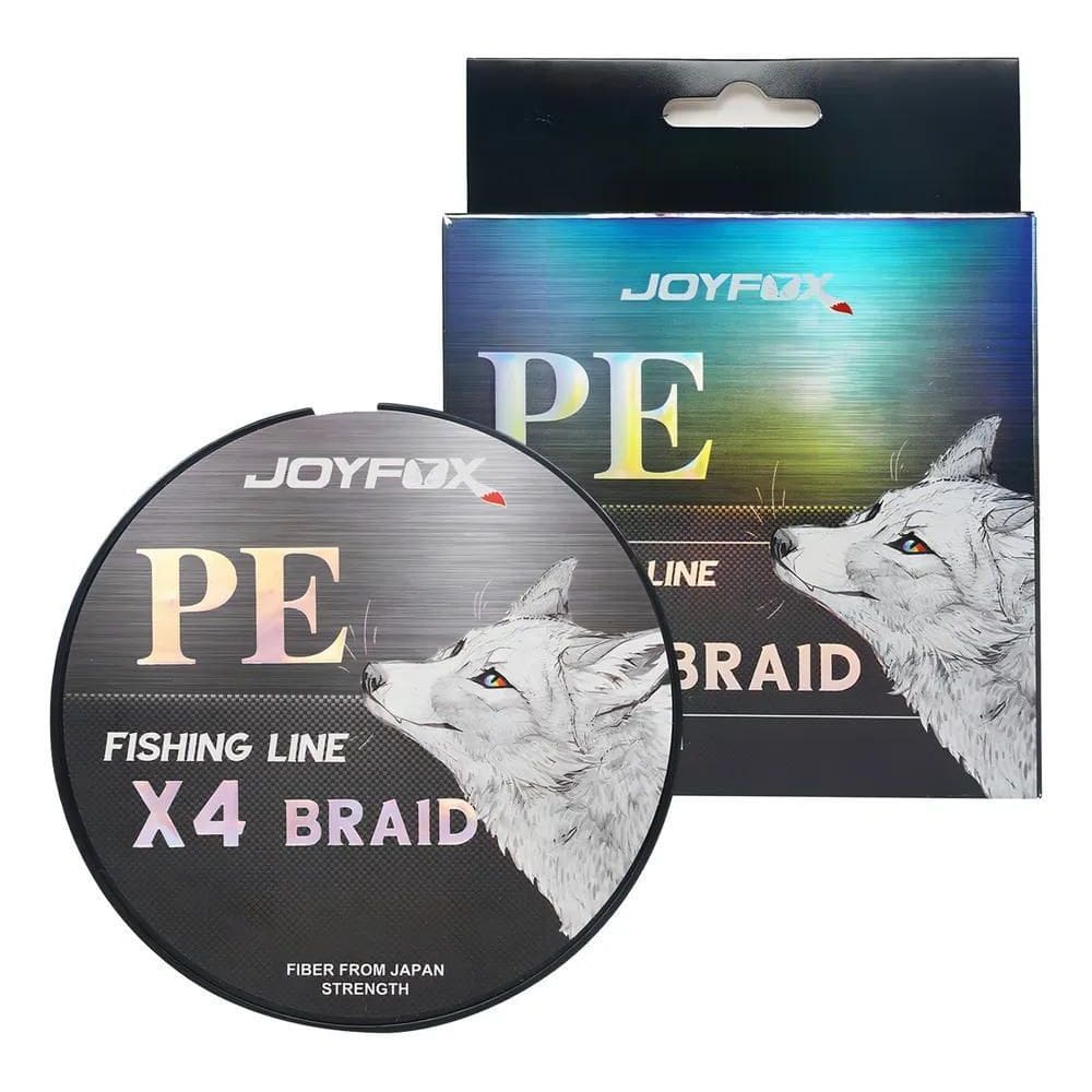 2X Linha Pesca Joyfox Multifilamento Verde 300M 4X 0.305Mm 4