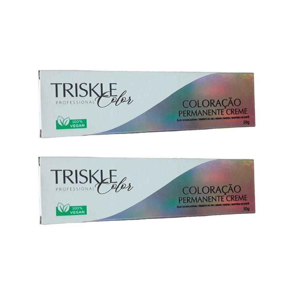 Coloraçao Triskle 8.4 Louro Claro Cobre 50G - Kit Com 2Un