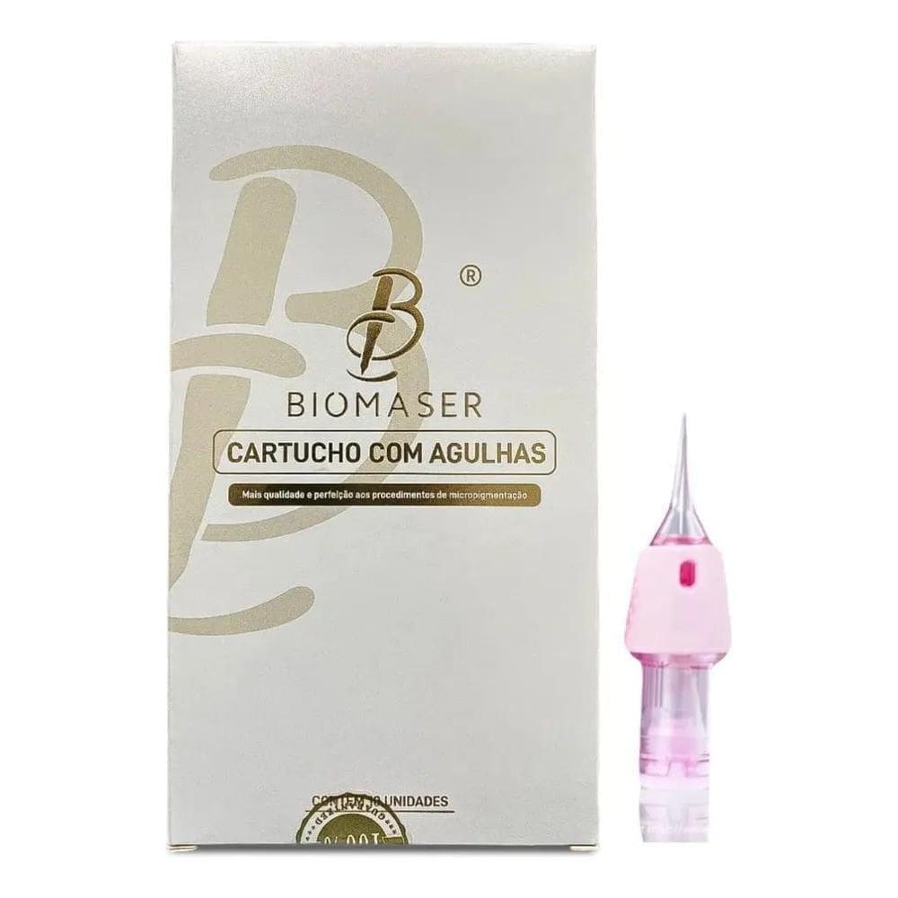 2X 10 Cartucho Agulha Biomaser 1Rl - 1 Ponta 0.30Mm P90 Asto