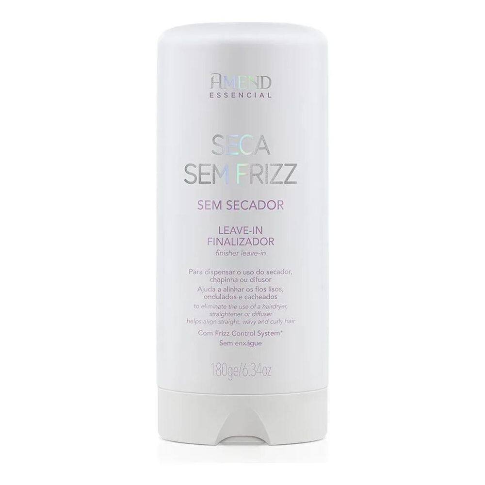 2X Leave-In Finalizador Seca Sem Frizz Amend Essencial 180Ml
