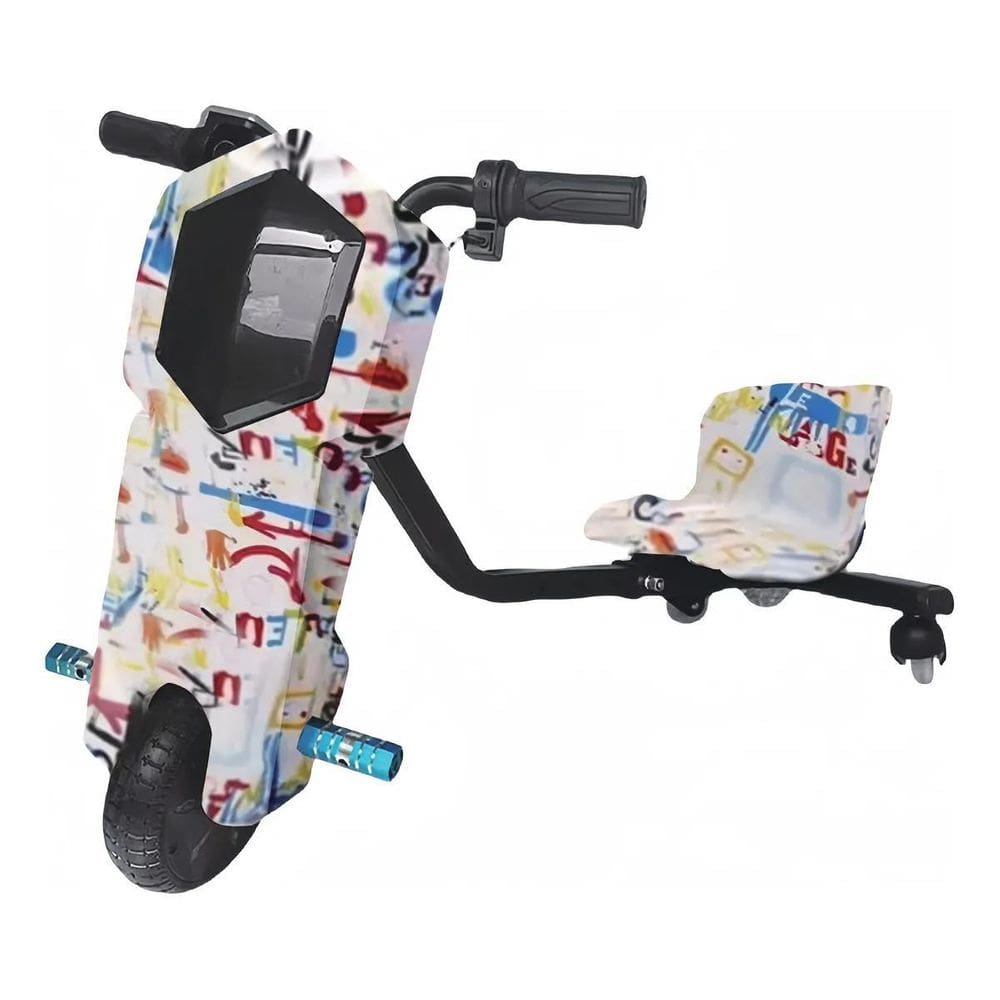 Patinete Elétrico 3 Rodas Triciclo Infantil Drift 250W Led