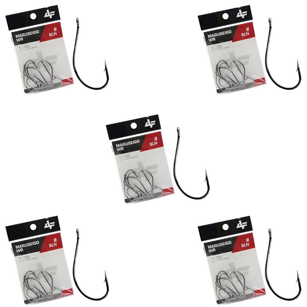 Albatroz Kit 5 Cartelas Anzol Maruseigo Wr 12 Bln 34Un