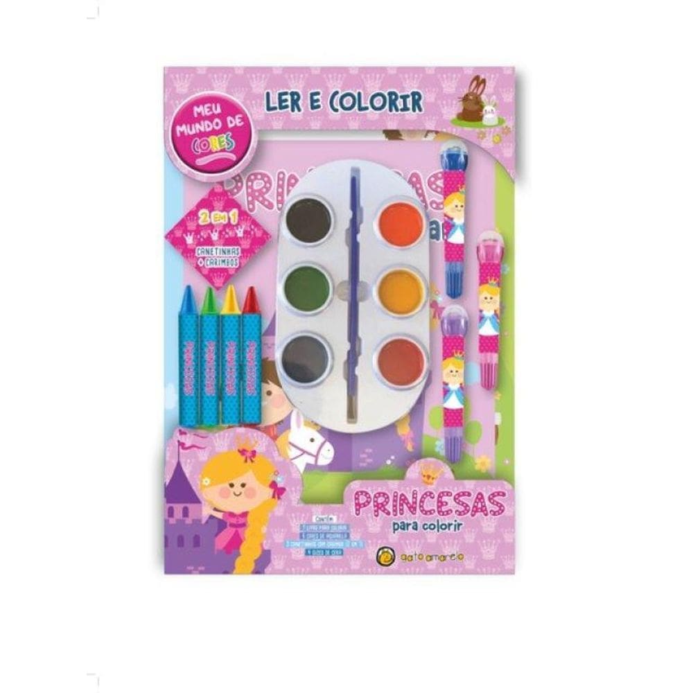 Meu Mundo De Cores - Princesas Para Colorir