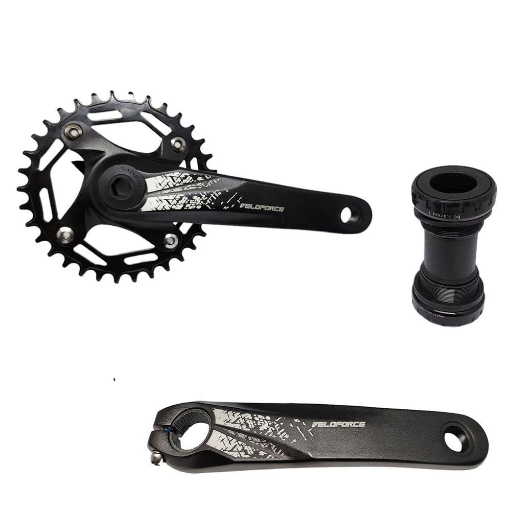 Pedivela Integrado Coroa Removivel 34T Aluminio 11/12V 170Mm