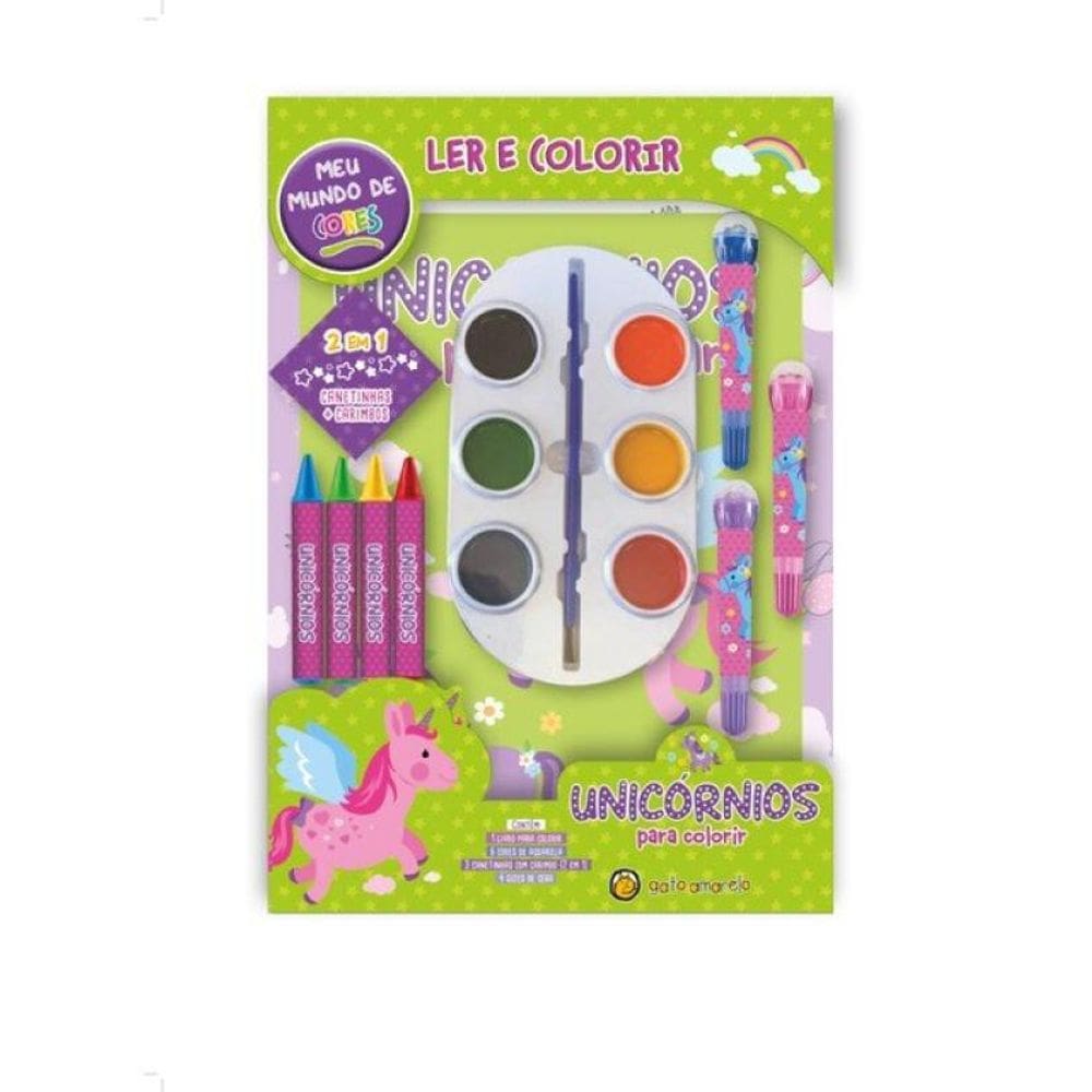 Meu Mundo De Cores - Unicornios Para Colorir