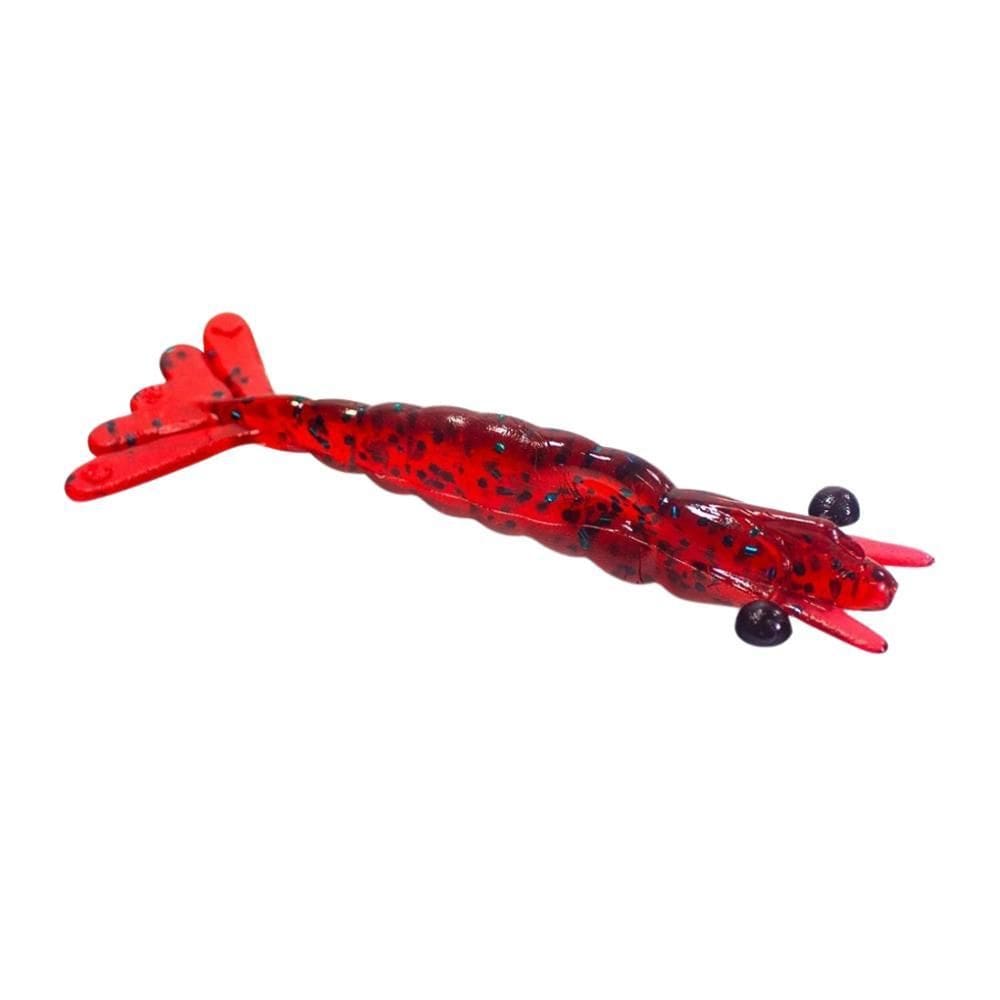 Isca Soft Artificial Camarão 9Cm Corpo Realista Antenas