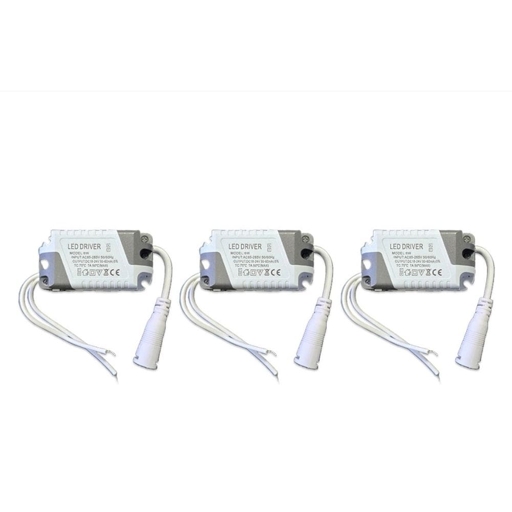 3 Driver Led Reator Fonte Para Plafon 4w A 6w 3DriverLed