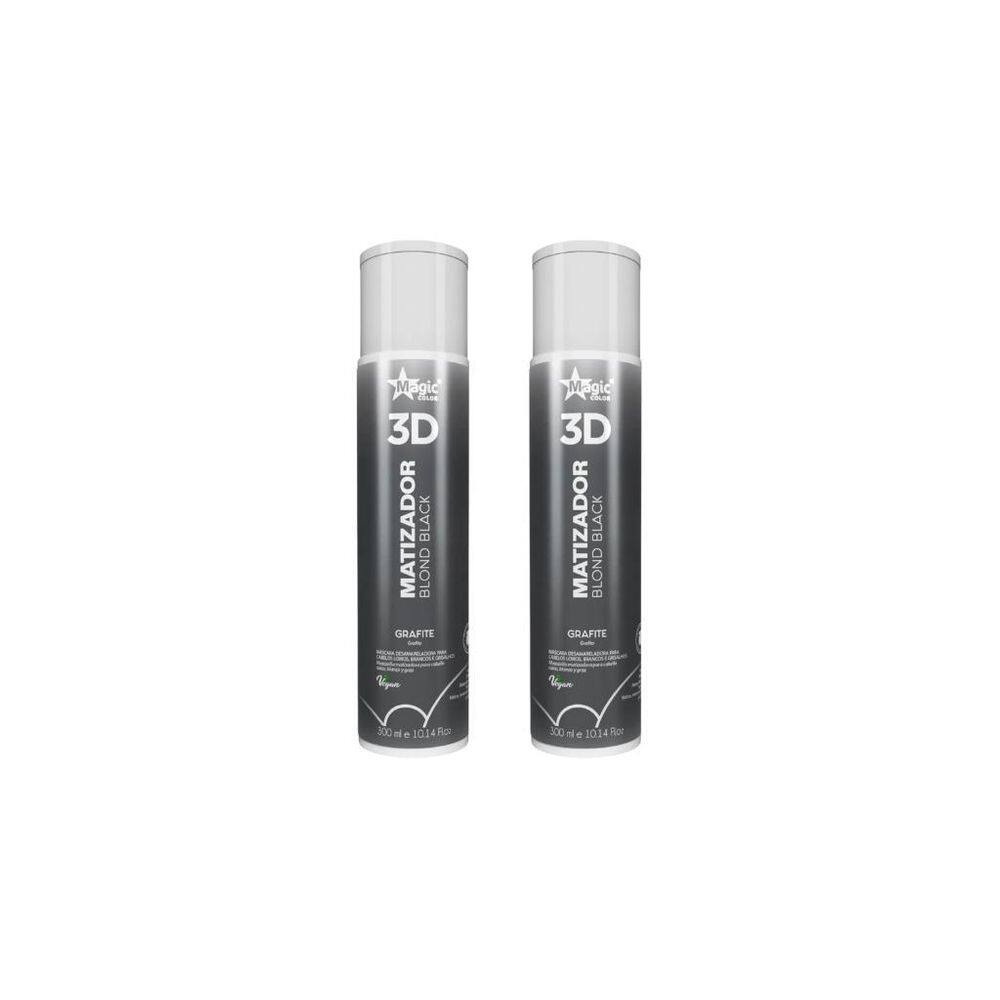 Matizador Gloss Magic Color 300Ml Blond Black-Kit C/2Un