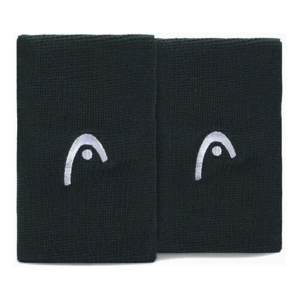 2X Munhequeira Head Tamanho 5 Grande Preta Com 2 Unidades