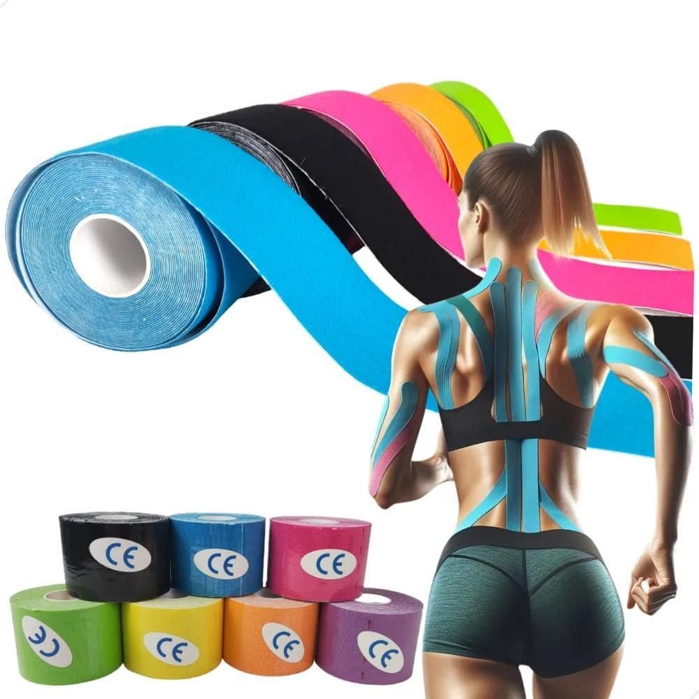 2X 3X Fita Kinesio Tape Muscular Fisioterapia Bandagem Tapin