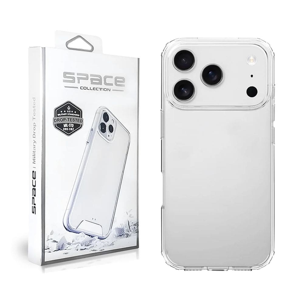 Capa Capinha Space Hybrid Clear Anti-Impacto Compatível Ipphone 17 Pro Max 6.9