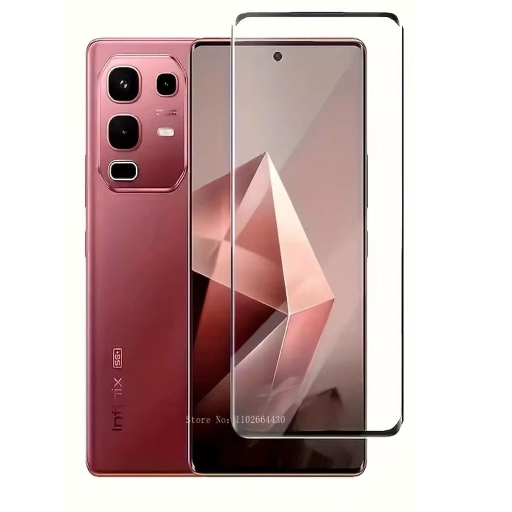 Película De Vidro Curvada Temperada 3D Para Infinix Note 50s