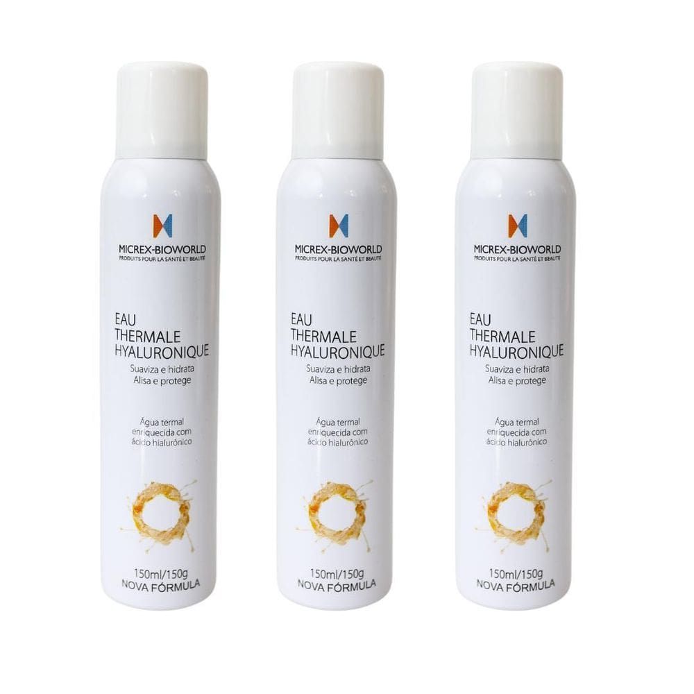 Kit 3 Eau Thermale Hyaluronique Água Termal Enriquecida