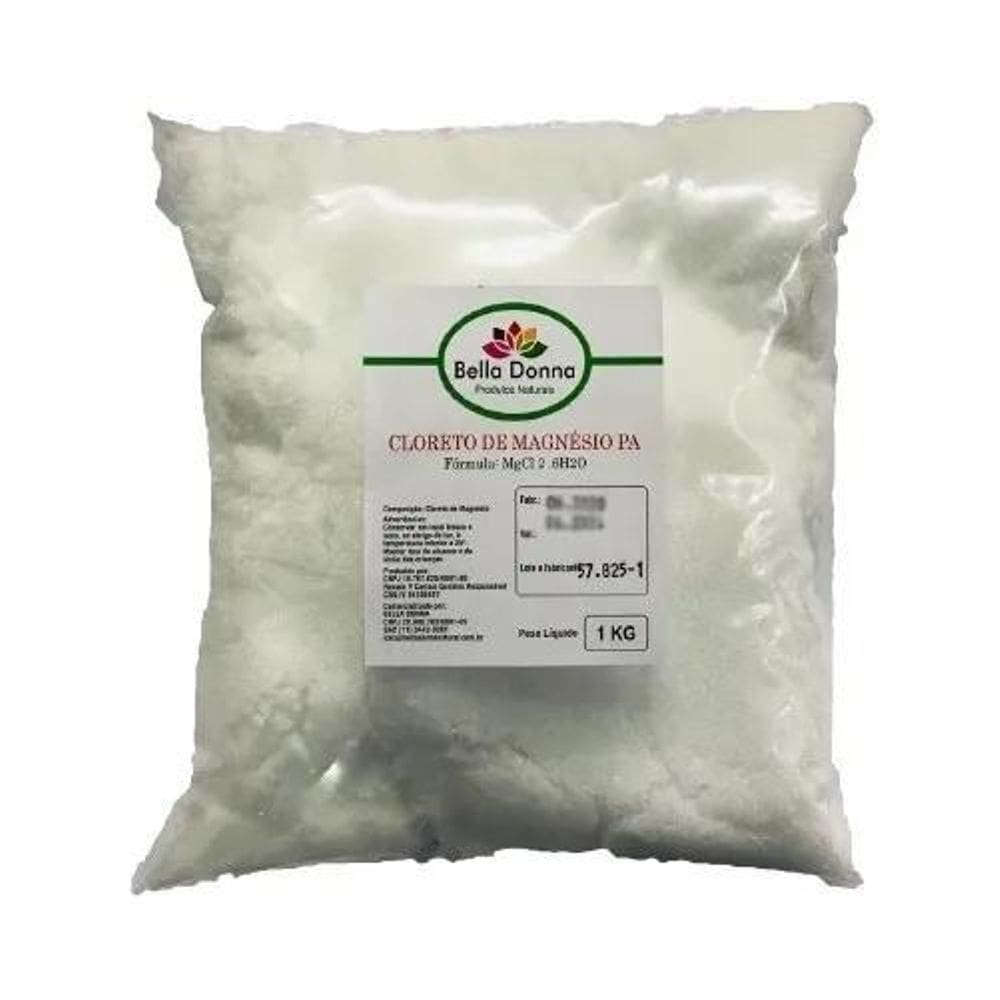 2X Cloreto De Magnésio Pó Pa 1 Kg Anti Envelhecimento Sabor