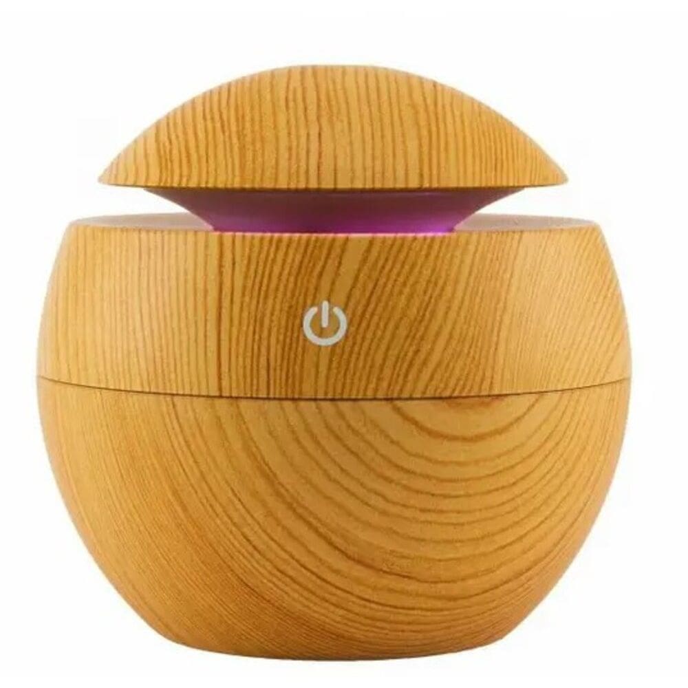 Mini Umidificador Aromatizador Ambientes Tipo Madeira KJR-013