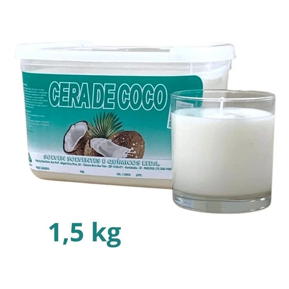 2X Cera Vegetal De Coco Para Velas 1,5 Kg