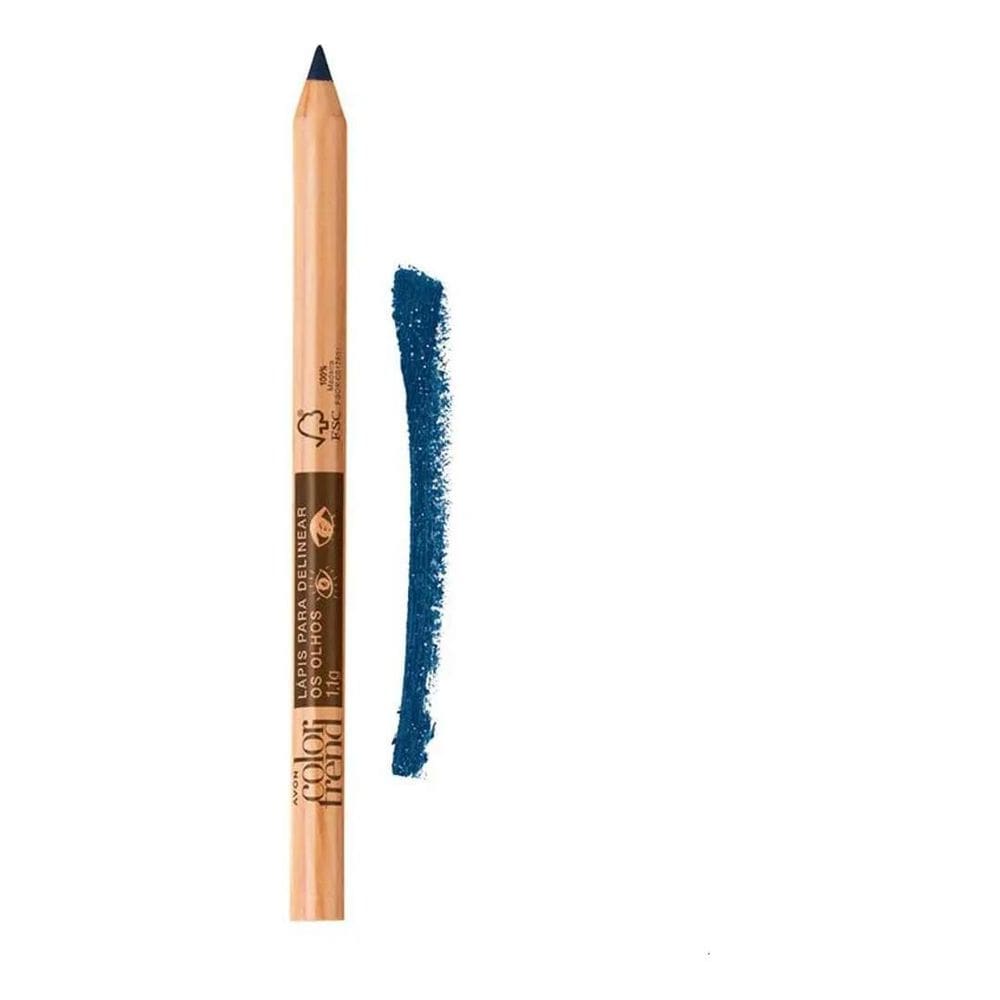 2X Lápis Para Delinear Os Olhos Color Trend 1,1G Azul Cor Az