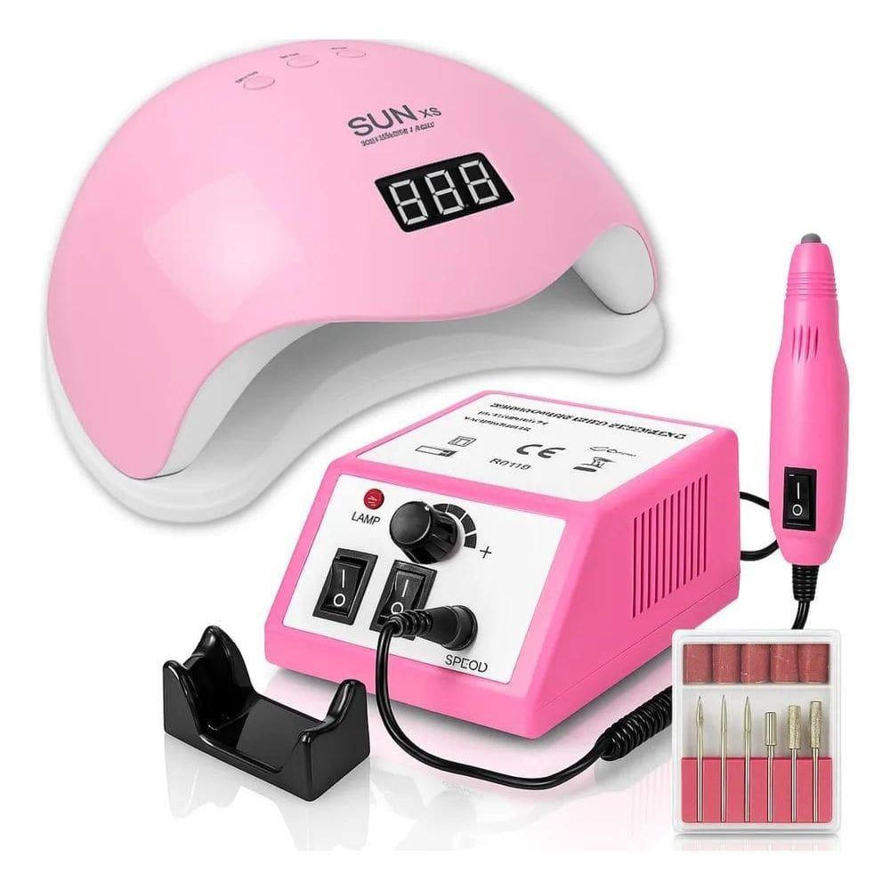 2X Cabine Sun 5 48W + Motor Mercedes 2000 Rpm Unhas De Gel A