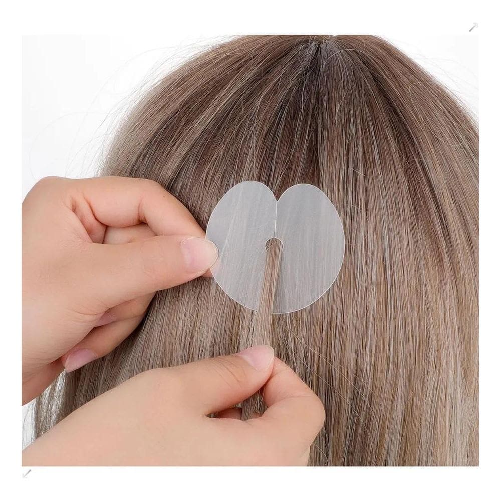 2X Aplicação De Mega Hair Separador De Mecha 10