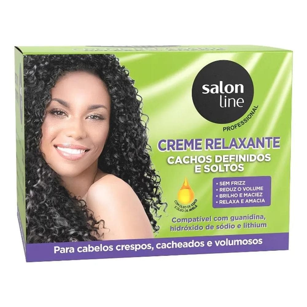 2X Creme Relaxante Cachos Definidos Coco E Avelã Salon Line