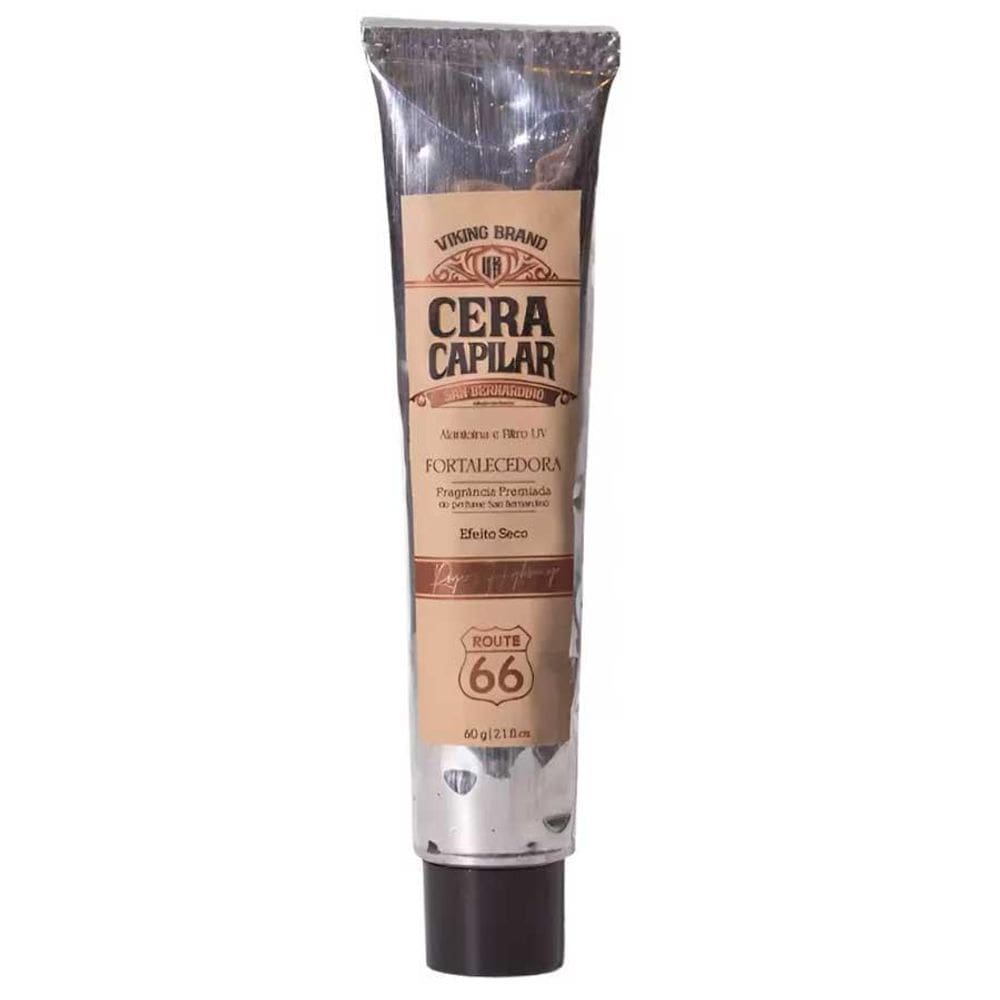 Cera Capilar Efeito Seco San Bernardino Route 66 60G Viking