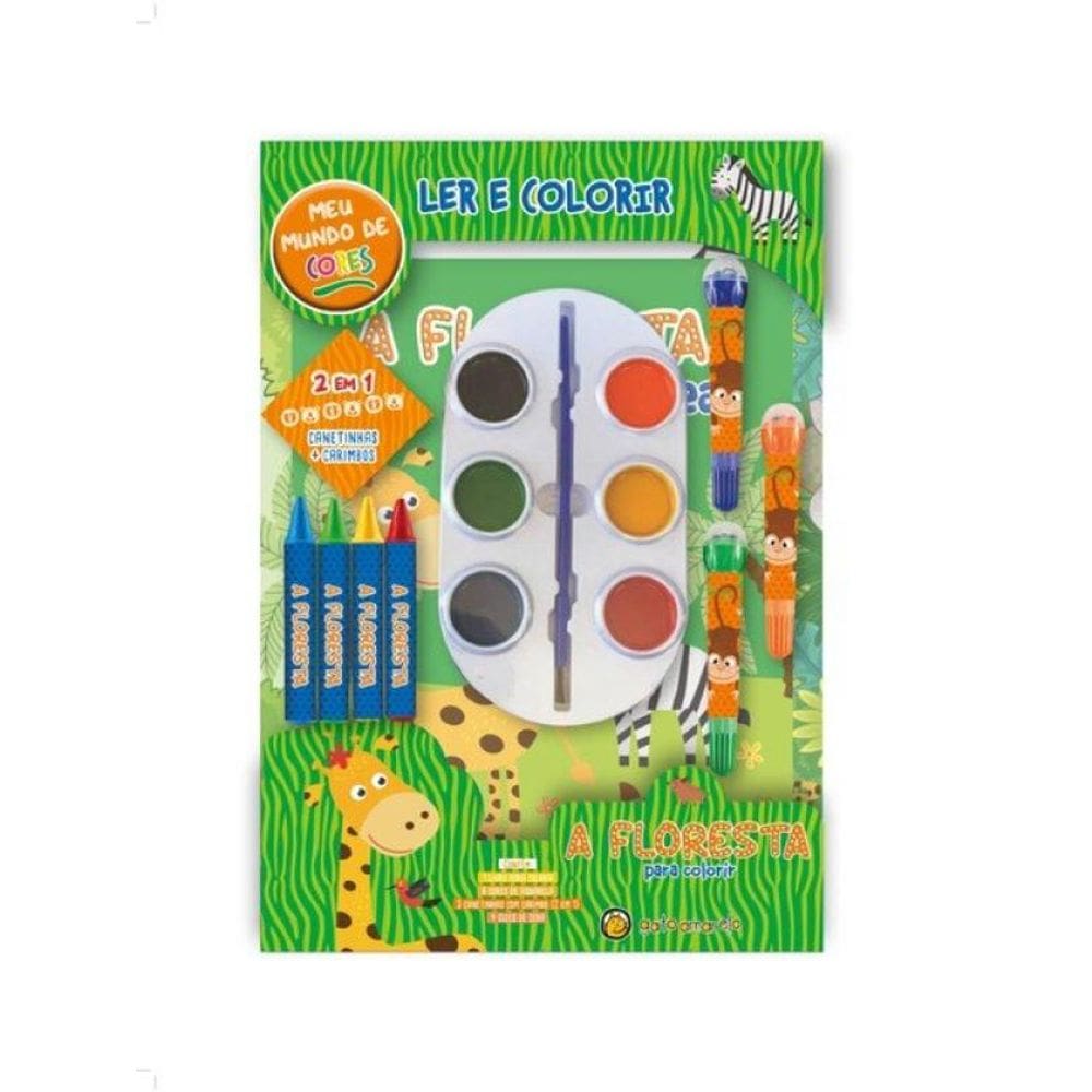 Meu Mundo De Cores - A Floresta Para Colorir