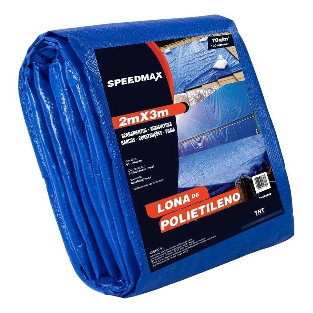 2X Lona 3X2 Azul Impermeavel Piscina Barraca Camping Telhado