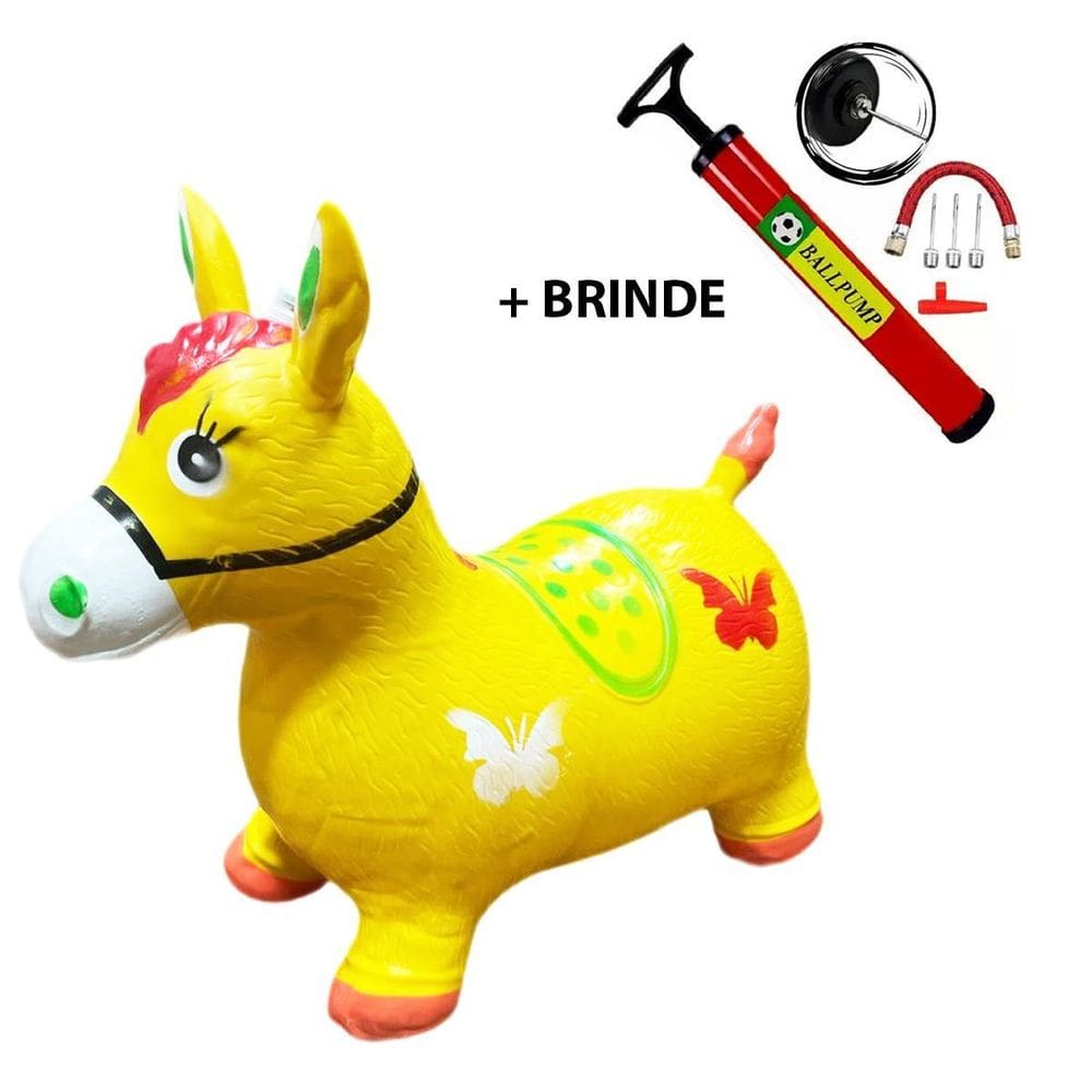 Cavalinho Upa Upa Inflavel Pocoto Brinquedo + Bomba